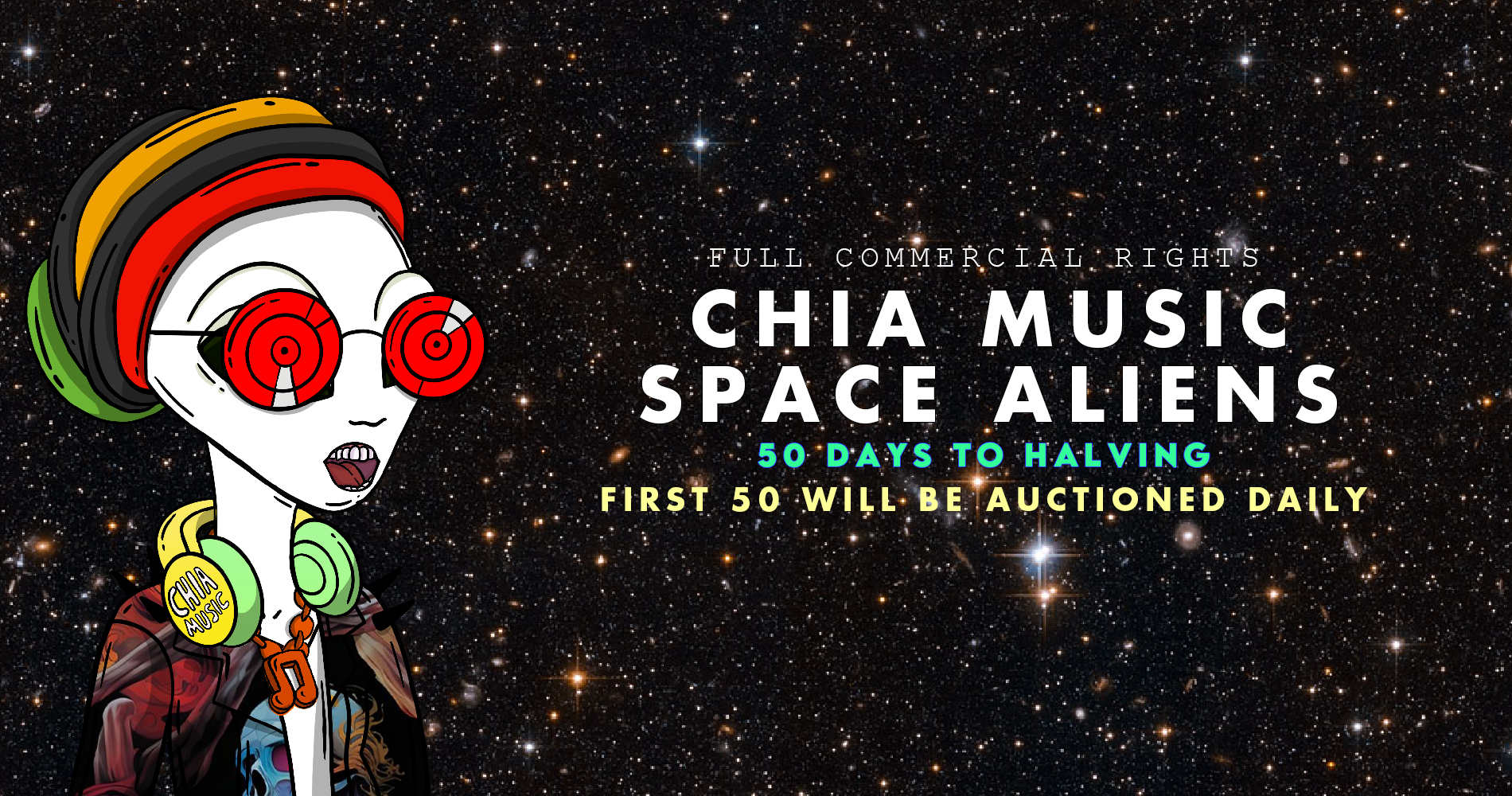 chia music space alien nft